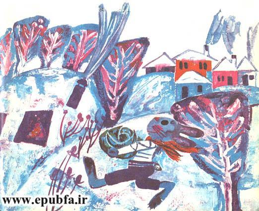 خانهای کوچک درمیان برف-کتاب قصه کودکانه-خرگوش شاد -ایپابفا قصه و داستان